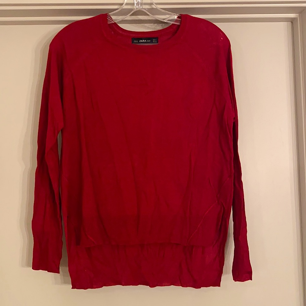 Zara - like new lightweight knit long sleeve - S